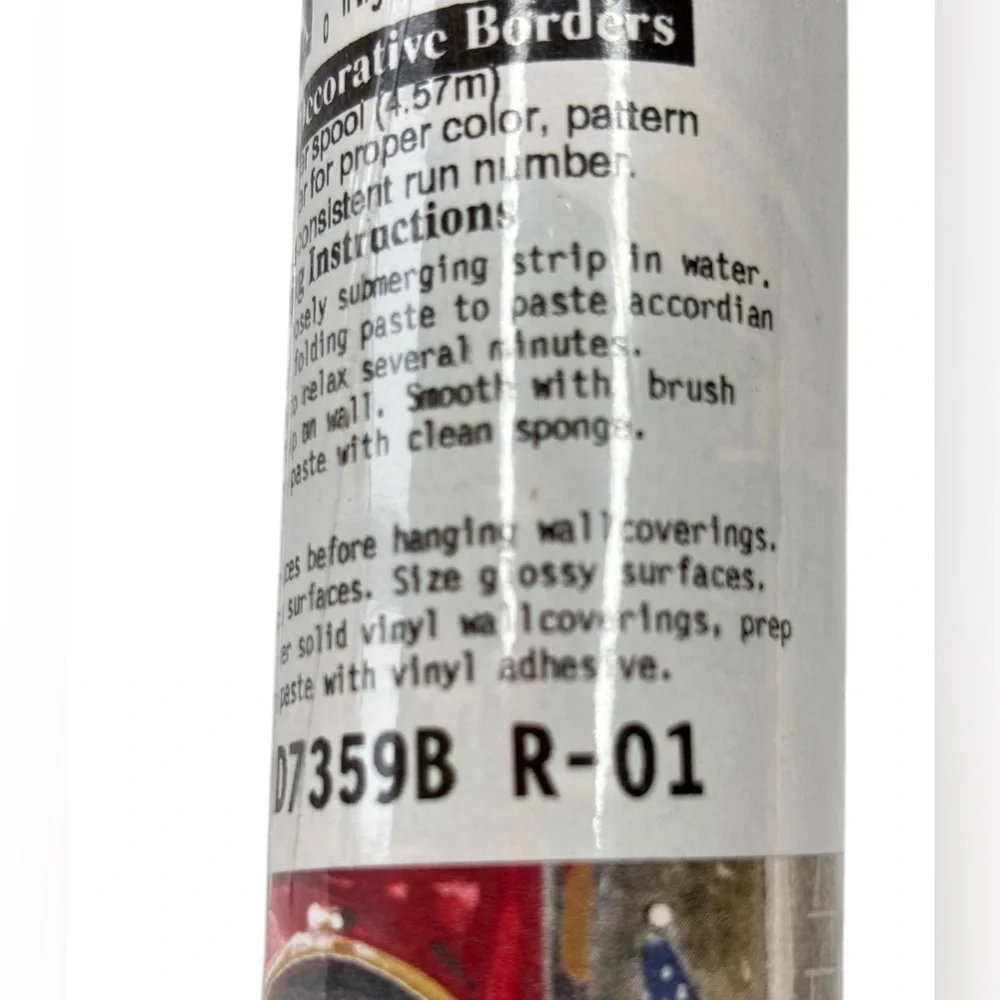 York Wallpaper Border Prepasted Fire Station Truck Dog Flag 5 YD X 9 inches NEW